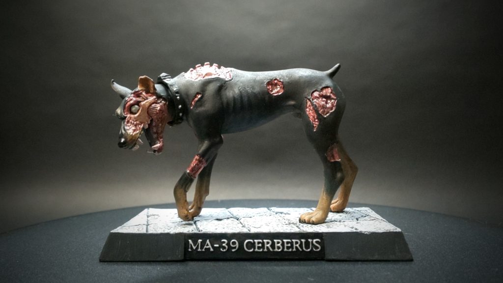 バイオハザード　resident evil　ゾンビ犬　ケルベロス　プラモデル　組立て　塗装
